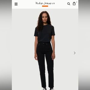 Nudie Jeans - Breezy Brit - Aged Black AVAIL AFTER 1/5